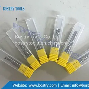 Solid Carbide Single Flute Spiral End Mill Milling Cutter Wood Plastic Cnc Router Bits Cnc Tool Bits thumbnail-3