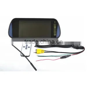 7inch TFT-LCD Rear Mirror Monitor With Rearview Camera and Arking Sensor thumbnail-1