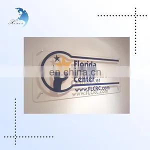 Decorative Office Wall Hanging Clear Acrylic Name Plate thumbnail-1