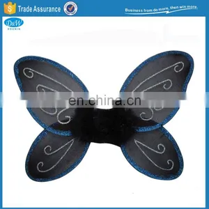 Large Party Polyester Black Fairy Wings for Adults Party Dress thumbnail-1