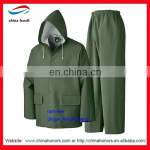NEW Industrial Rain Coat Polyester Blue Rain Coats Polyester Webbing 20mm thumbnail-1