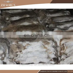 Factory Price Natural Rabbit Fur Skin Pelt for Garment thumbnail-5