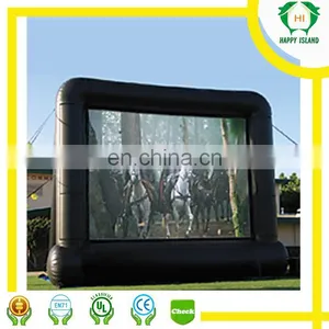 HI Good Price Outdoor Portable Advertising Inflatable Movie Theater Screen for Sale thumbnail-1