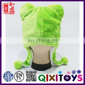 Hot Sell Good Quality Promotional Item Interesting Plush Animal Shaped Hat Factory in China thumbnail-5