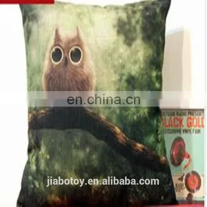 Throw Pillow Hot Sale Creative Owl Pattern Decorative Pillows,Christmas Decorations Printing Cushion, Covers Can Design Logo thumbnail-1