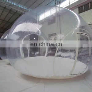 TOP High Quality Inflatable Clear Double Bubble Tent ,inflatable Transparent Tent thumbnail-3