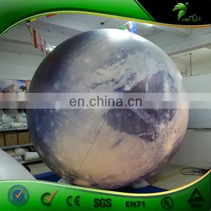 Astonishing Inflatable Decoration Sphere Moon Balloon Inflatable Chandelier Planet LED Light thumbnail-1
