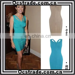 Cut Out Top Quality Elegant Pencil Evening Dresses thumbnail-1