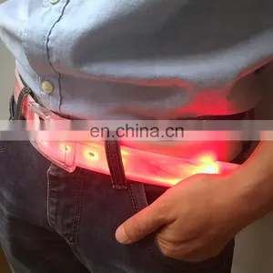 2018 Hot Sales Customized CMYK Logo Belt Silicone Buckle Running Belt thumbnail-2