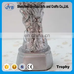 Wholesale Silver Color Plating Plastic Cup Football Trophy for Kids thumbnail-3