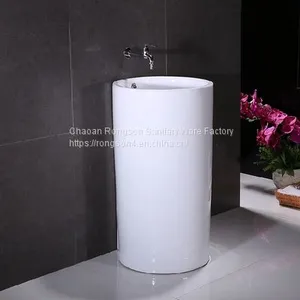 Ceramic Pedestal Wash Basin Sink Singapore thumbnail-5