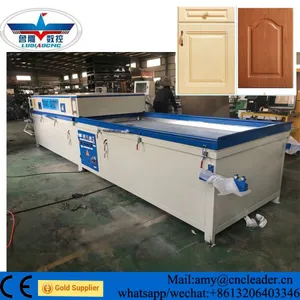 PVC Hot Press Machine Film Vacuum Laminating Membrane Press Machine for Kitchen Cabinet Door thumbnail-3