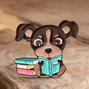 Puppy Enamel Lapel Pins thumbnail-1