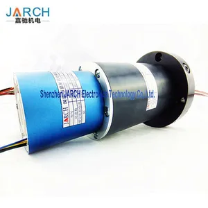 4 Passages 78mm 30RPM Electrical Ethernet Hybrid Slip Rings thumbnail-3