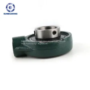 SUNBEARING UCHA212 Green 60*142*65.1mm Chrome Steel GCR15 Pillow Block Bearing thumbnail-4