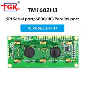 16X2 Lcd Display SPI IIC I2C Serial Port 6800 Timing 1602 Lcd Modules TM1602H3 80X36mm Black Screen Dust-free Process 16X2 LCD Screen thumbnail-3