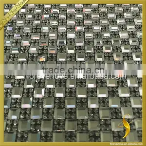Fashion Crystal Heat Transfer Shoe Decoration Hot Fix Rhinestones Strass Mesh FRM-209 Supplier's Choice thumbnail-3