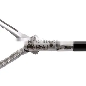 Laparoscopic Grasping Forceps With Insulated Handle Rachet Fenestrated Grasping Forceps Enestrated Grasping Forceps thumbnail-5