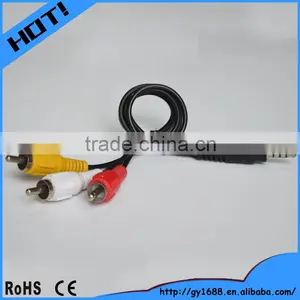 3 RCA to 3.5mm TRRS Jack With High Quality 0.5m thumbnail-1