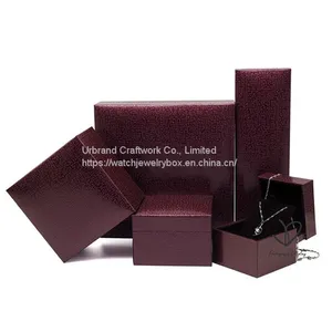 Wholesale Custom Jewelry Set Packaging Case Paper Earring Display Box For Necklace/Earrings/Ring thumbnail-1