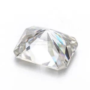VS+ Radiant Cut Moissanite White E/F Color Moissanite Faceted Radiant Moissanite Loose Stone for Pendant/Ring Jewelry thumbnail-2