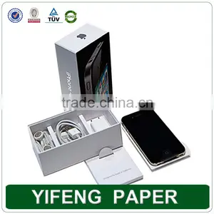 White Cardboard Box Free Sample Phone Case Packaging For Phone thumbnail-1