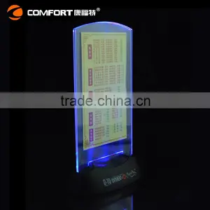 Plastic/Acrylic/ABS Material Acrylic Bar Led Menu Holder thumbnail-4