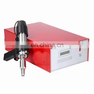 Linggao 35kHz 1200W Portable Hand Held Ultrasonic Spot Welder Plastic Welding Machine Pipe Machinery Power Generator thumbnail-1
