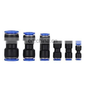 Pneumatic Union One Touch 4MM 6MM 8MM 10MM Air Hose PU Straight Quick Connector Fitting For Tube thumbnail-1