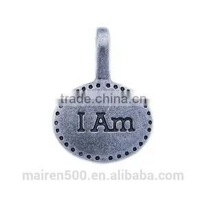 2016 New Products Vintage Silver Pendant Charms thumbnail-2