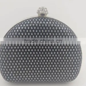 Brilliant Diamond Metal Frame Luxury Evening Party Clutch Bag For Women thumbnail-1