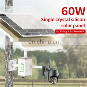 HD 5MP 5X ZOOM Security IP Camera Wireless 3G 4G SIM Card Outdoor PTZ CCTV Surveillance Cam 60W 30AH Battery Solar Panel CamHi thumbnail-3