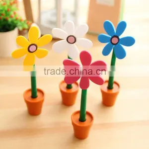 Soft Silicone Desk Pens for Promotional Desk Stand Pens thumbnail-1