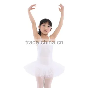 Camisole Leotard With Classical White Ballet Performance Tutus Skirts Kids thumbnail-2
