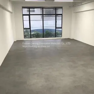 Marbled PVC Flooring Stone Grain Plastic Floor Cement Pattern Plastic Floor Grey LVT Flooring thumbnail-2