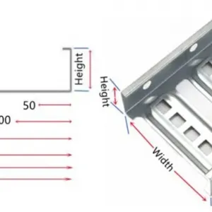 Standard Gi Galvanized Steel Metal Perforated Cable Tray thumbnail-4