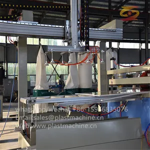 WPC/PVC PLASTIC RECYCLED CONSTRUCTION/DOOR/FLOOR/FURNITURE/ADVERTISING/DECORATION CRUST FOAM BOARD/SHEET MACHINE/EXTRUDER,HI thumbnail-2