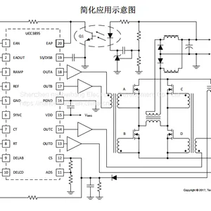 UCC3895DWTR SOP-20-300mil AC-DC Controller and Regulator TI Original Stock thumbnail-2