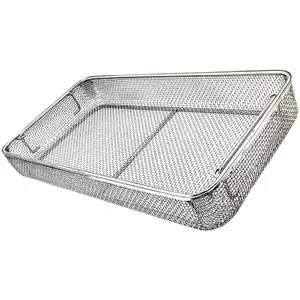 Professional Customized Stainless Steel Wire Mesh Basket For Medical Sterilization thumbnail-2