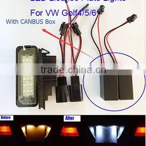 Direct Manufacture Golf 5 Golf 6 Golf 7 Led License Plate Light Led Tail Light License Plate Light for VW Golf4 Passat thumbnail-3