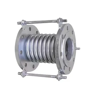 Factory Price Double Flange Stainless Steel Corrugated Metallic Bellows Expansion Joint thumbnail-1