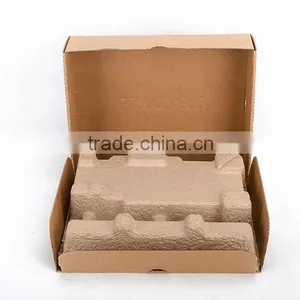 Top Quality Pizza Custom Cardboard Brown Kraft Paper Carton Box With Logo thumbnail-3