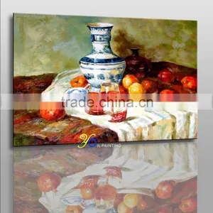 Stil Life Remarkable Artwork Popular Genuine Handmade Oil Painting Ct-99 thumbnail-4