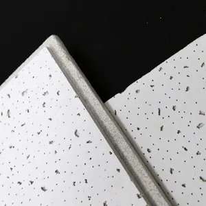 Sleek Decorative Panel Acoustic Panel Building Material Ceiling Panel Mineral Fiber Panel Ceiling Covering Ceiling Decoration thumbnail-4