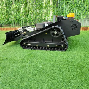 Gasoline Engine Adjustable Cutting Height 10-150Mm Travel Speed 0~6Km/H Mower Remote Control thumbnail-3