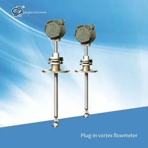 Qingliu Lugb-200 Integrated Vortex Flowmeter, Intelligent Digital Display Remote Transmission Type High-precision Digital Display Flowmeter With Temperature and Pressure Compensation for Compressed Air and Liquefied Petroleum Vapor thumbnail-2