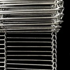 Custom Chain-driven Stainless Steel Wire Mesh Conveyor Belts, High-temperature Resistant Metal Belts, Widths 300, 500, 800 mm thumbnail-2