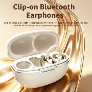 J190 Manufacturer Supply Ear Clip TWS Bluetooth Earphones, Open Ear Wireless Stereo Headphones thumbnail-1