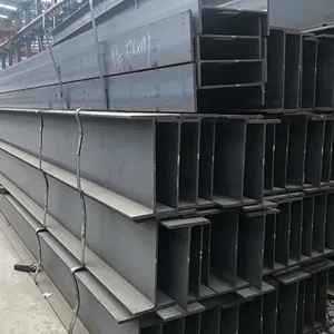 ASTM A36 Carbon Steel H-Beam, 600x200mm, Hot Rolled, Black Surface, OEM thumbnail-4