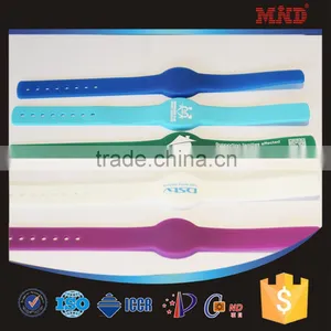 MDW407 Cheap Popular Silicon RFID Wristband, Colorful Waterproof Silicone RFID Bracelets Tag thumbnail-1